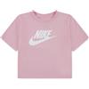 Nike Nkg Hbr Club Boxy Tee Bimbe 2-7a Nike Cod. 36L160 - rosa