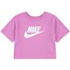 Nike Nkg Hbr Club Boxy Tee Bimbe 2-7a Nike Cod. 36L160 - viola