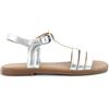 Geox Sandalo Velcro Bimba 28-35 Geox Cod. J6535B - ARGENTO