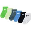 Nike Nhn Swoosh 6pk Infant Ankle 6 Paia 6-24m Nike Cod. NN0641 - multicolor