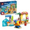 LEGO | Disney Divertimento in Spiaggia con Lilo e Stitch - Giochi Didattici con 2 Negozi, Giostra a Forma di Astronave e 2 Minifigure - Set Montessori - Regalo per Bambine e Bambini da 4 Anni - 43280