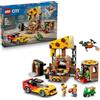 LEGO City Centro di Consegna Pizze con Veicoli - Include Macchina Giocattolo, Scooter, Drone, Cabinato Arcade e 4 Minifigure - Idea Regalo di Compleanno per Bambini da 6 Anni in su - 60496