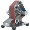 LLOOPK Levigatrice elettrica, Smerigliatrice multifunzionale Mini levigatrice a nastro elettrica Lucidatrice Rettificatrice Taglierina Affilacoltelli(Only machine)