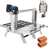 Generic Tagliatrice portatile pieghevole per blocchi di cemento cellulare, taglierina elettrica per mattoni, efficiente strumento di taglio e pressatura con lama in acciaio al tungsteno,