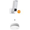 Netatmo Presence Bianca con Sirena + Sensore Fumo Smart in Omaggio