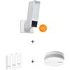 Netatmo Presence Bianca con Sirena + DTG PRO & Sensore Fumo Smart in Omaggio