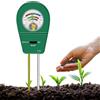 RUTIDA Misuratore di terreno 3 in 1, tester per pH, umidità e fertilizzante, misuratore di umidità del terreno per piante, giardino, fattoria, prato, senza batterie necessarie