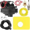 ZAMDOE 799583 593261 Kit filtro aria carburatore per Briggs & Stratton 591160 595656 591979 300E 450E 500E 550EX 125cc 140cc 08P502 09P602 Parti di motori per tosaerba serie, con candele di accensione