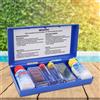 NONE Kit per test della qualità dell'acqua del cloro PH Tester per piscine Scatola per test dell'acqua