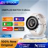 OnePlus Watch 3 Versione Globale, Smartwatch da 43mm con Display AMOLED da 1,32 Pollici, Processore Snapdragon W5, GPS a Doppia Frequenza, Wear OS