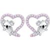 Arrebol Orecchini Koala Donna Argento Sterling 925 Creativo Orecchini Anallergici | Simbolo di Amore e Protezione | Originali Gioielli per Donna Ragazze