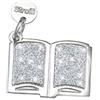 Stroili Parola dopo parola. Charm in argento 925 rodiato e glitter