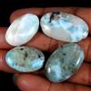 Royal_gems_shop Pietra preziosa sciolta cabochon ovale Larimar blu cielo 100,95 ct 100%...