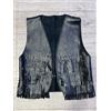 CLOSE-OUT / FINE SERIE - Gilet Western Handmade In Pelle - Taglia M Unisex