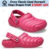 Crocs Zoccoli Crocs Classic Lined Overpuff Dragon Fruit 210059-6ZQ taglia unisex