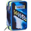 ASTUCCIO SEVEN 3 ZIP BLU FUSION BOY