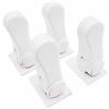 Surriba 4 pezzi Chiusure Sicurezza Bambini, Blocca Maniglia per Blocca Porta Blocco Finestre Bambini Strumento Semplice per Sicurezza Bambini Casa (Bianco)