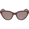 CALVIN KLEIN JEANS SUNGIRL CKJ25301S - Burgundy with Solid Wine Lens