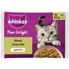 Whiskas Pure Delight Menù Assortito 1+ Anni, Cibo Umido per Gatto, 13 Confezioni ognuna da 4 bustine x 85g (52 Bustine in Totale)