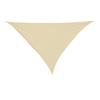 Outsunny Tendone Parasole Triangolare, Tenda a Vela Protezione dal Sole Giardino, Balcone, Terrezza, Anti UV, 4x4x4 m, Beige | Aosom Italy