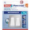 Tesa Powerstrips Waterproof Duo Hook metal-plastic