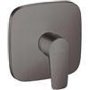 hansgrohe Talis E Miscelatore monocomando doccia ad incasso, cromo nero satinato, 71765340