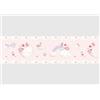 AG Design Bordura Adesiva Luna Rosa ad Acquerello, AWBD 8050 | Impermeabile e Decorativa per Cameretta Bambini per Bambina e Bambino | Pellicola Multicolore | Larghezza 500 x Altezza 13,8 cm