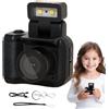 Generic Fotocamera digitale - Camcorder in stile retrò, registratore di foto a LED, gadget compatto | Strumento di acquisizione video tascabile multifunzionale con impugnatura portatile per
