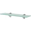 vidaXL Mensola Galleggiante in Vetro 40x10 cm Ripiano Muro Espositore Scaffale