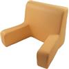 viglietti Poltrona COMODONE, Schienale con Tessuto sfoderabile e Lavabile da Letto per Anziani o Allattamento, poggia Schiena Letto, divano (227 Jacquard Giallo)