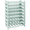 MA MAISON Set Cantinetta Vino Portabottiglie - in Plastica, Eleganti, Impilabili, Lavabile, Modulare, Organizzare e Valorizzare la Tua Collezione, Soluzioni Pratiche, Decorative - (8, Verde Chiaro)