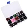 SHINEOFI Kit Completo per Realizzare Bambole da 560 Pezzi Naso in Plastica Essenziale per Lartigianato