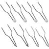 SWETRACE Set 8 Punte per Penna Pirografica Filo Riscaldante, Utensile per Combustione del Legno, Punte Metalliche per Pirografia Artistiche e Tecniche, Accessori per Lavori di Intaglio