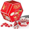 Caffetti 500 g Confetti Snob Laurea Crispo Gusti Assortiti, Rossi con Mandorla Tostata e Cioccolato Bianco Lieto Evento, Made in Italy per Bomboniera Confettata, Incartati Singolarmente