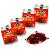 mexhaus Chili Chipotle in salsa Adobo di La Costeña - Confezione da 4 (199 g ciascuno) - Peperoncini piccanti e affumicati in salsa di pomodoro piccante - Ideale per piatti messicani