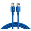 efbe Schott EFB-Elektronik Cavo patch RJ45 Cat.6A S/FTP FRNC VC LED blu 5m Produttore: EFB Elektronik (DCK1001BL.5)
