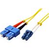 Roline - Cavo patch - da LC monomodale (M) a SC monomodale (M) - 3 m - fibra ottica - 9/125 micrometri - OS2 - alogeno