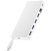 Twelve South Dodici South StayGo Hub USB-C in argento
