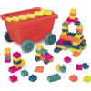 Babymask B.Toys Little BlocWagon - Vagone WAGONIK pieno di BLOCCHI colorati