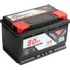 High Car Batteria auto alta 80AH 640A 12V Terminale positivo destro L3 Box