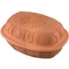 Römertopf Pentola in Terracotta 3,5 L con Coperchio, Beige | Argilla naturale, 3,5 litri, per 4-5 persone, cottura senza grassi, adatta al forno