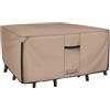 ULTCOVER Copertura quadrata resistente per tavolo da pranzo e sedie, in tela resistente 600 denari, impermeabile, per uso generico, 238,8 cm