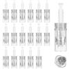 LOPHE Microneedling, 18 Pezzi Micro Aghi Penna Derma Micro Needling, Microneedle Nano Aghi con Regolabili a Baionetta(36pin)