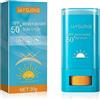 Huahuanghui stick solare 50 viso,Stick Solare,stick protezione solare,crema solare stick SPF 50+,Protezione Alta,Waterproof,crema solare ideale per gli spostamenti,per surf,escursionismo,ciclismo e altri sport
