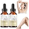 Flintronic 2 Pezzi Cyperus Rotundus Oil, 120ml Olio Naturale di Cyperus Rotundus per la Depilazione, Olio di Cipresso con Contagocce, per Ridurre la Crescita dei Peli del Corpo e Idratazione Pelle