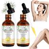 Flintronic 2 Pezzi Cyperus Rotundus Oil, 120ml Olio Naturale di Cyperus Rotundus per la Depilazione, Olio di Cipresso con Contagocce, per Ridurre la Crescita dei Peli del Corpo e Idratazione Pelle