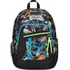 Seven Zaino Scuola Advanced, Nero Grigio, Feeling Me, Zaino Doppio Scomparto Con Tasca Porta PC o Tablet, Tasca Porta Borraccia e Organizer, Zaino Scuole Medie e Superiori, Bambino Ragazzo