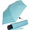 Knirps 4Kids - Ombrello tascabile per bambini, con bordo riflettente, capri, 90 cm