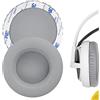 Geekria QuickFit - Cuscinetti auricolari di ricambio per cuffie SteelSeries Siberia V1, Siberia V2, Siberia V3 Prism, per cuffie da gioco, colore grigio