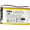 vhbw batteria compatibile con Creative Zen Touch Labs Jukebox, Touch Labs Jukebox 20GB MP3 music player lettore musicale (1700mAh, 3,7V, Li-Poly)